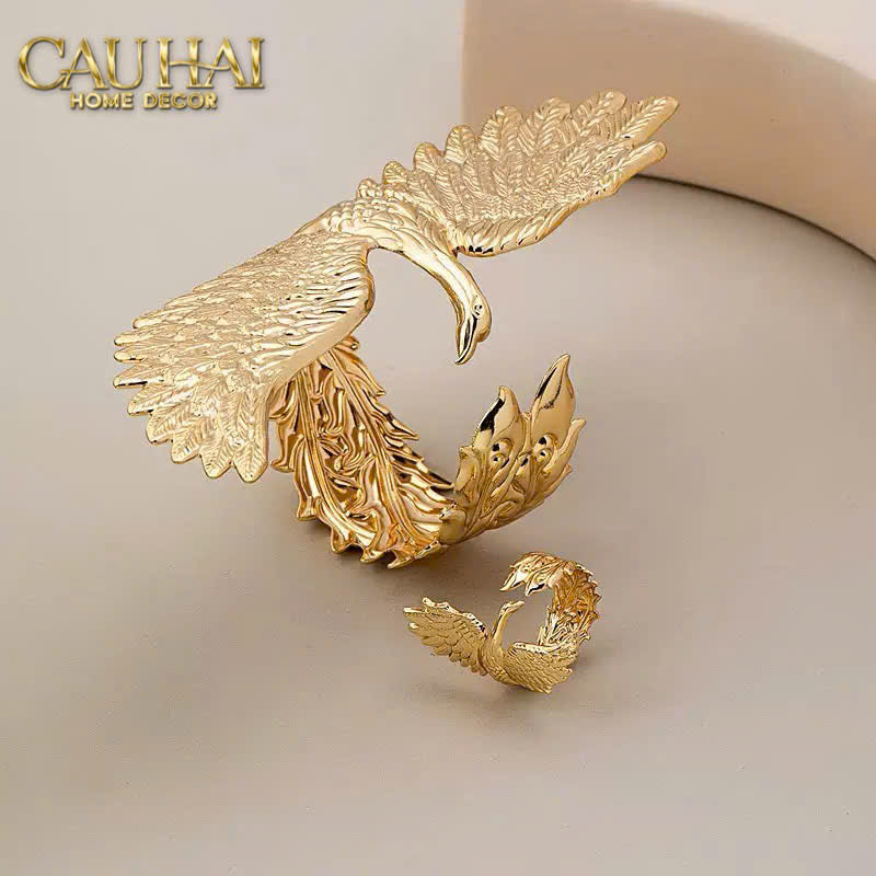 Vòng Khăn Ăn - Napkin Ring Phoenix-VÒNG KHĂN ĂN-CẬU HAI HOME DECOR