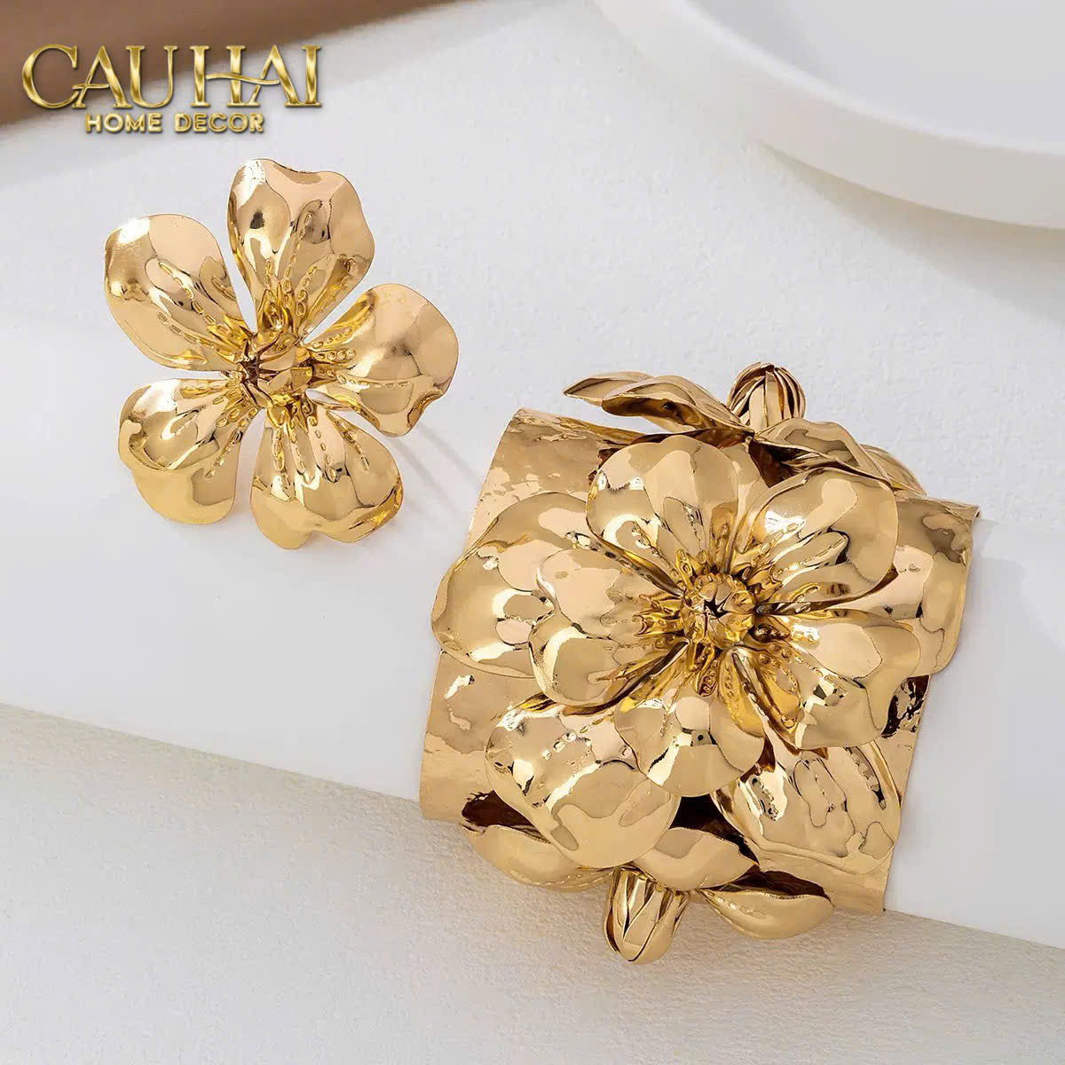 Vòng Khăn Ăn - Napkin Ring Grande Fleur D'Or