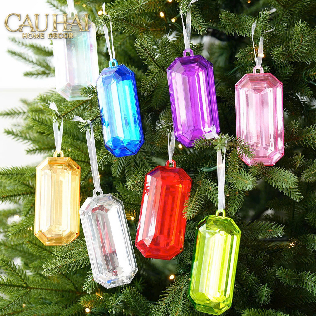 Fêtes Couture - Đồ Treo Trang Trí Pha Lê Rose de Cristal Pink