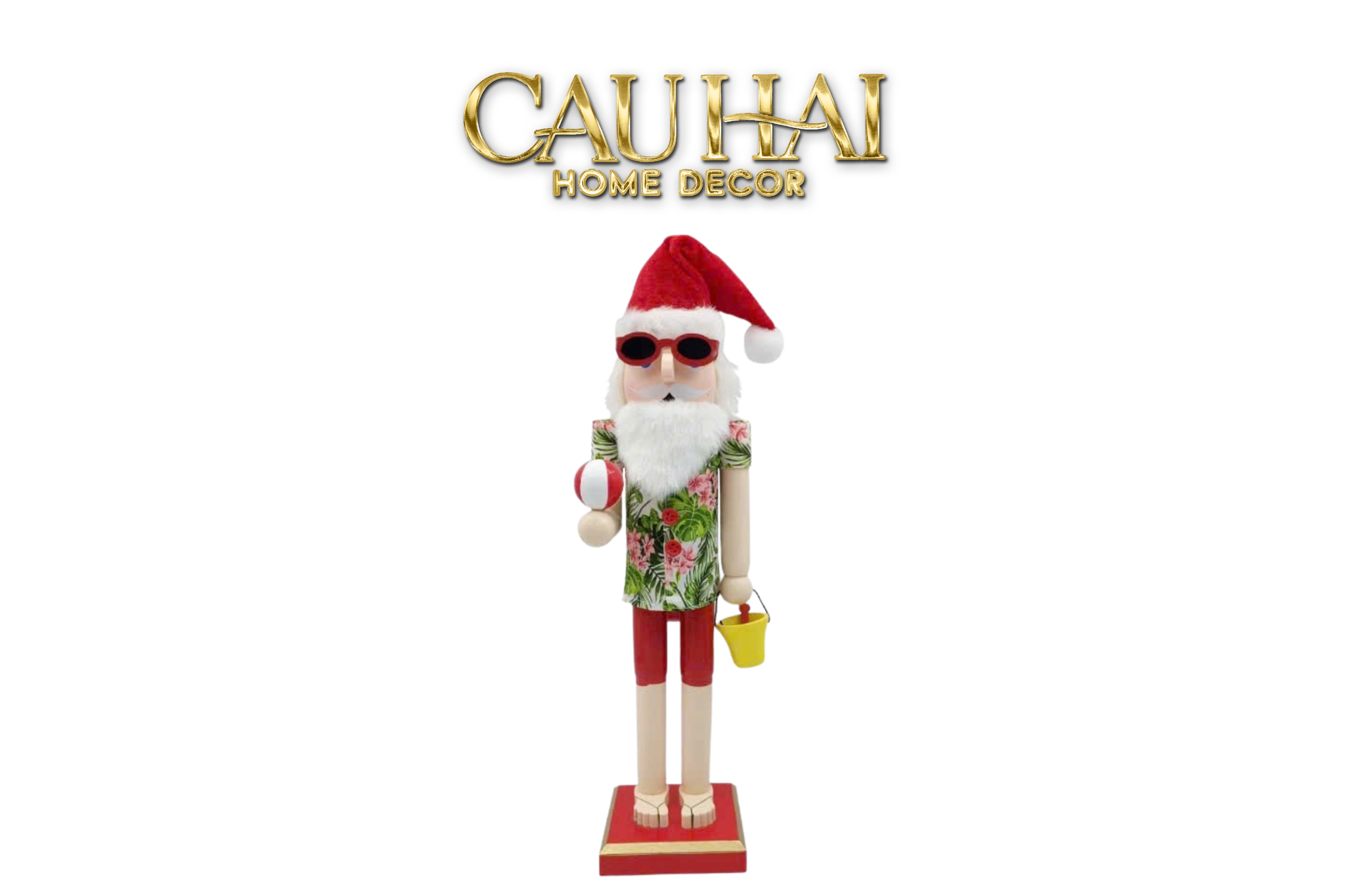 Fêtes Couture - Tượng Nutcracker Tropical 38Cm-CẬU HAI HOME DECOR