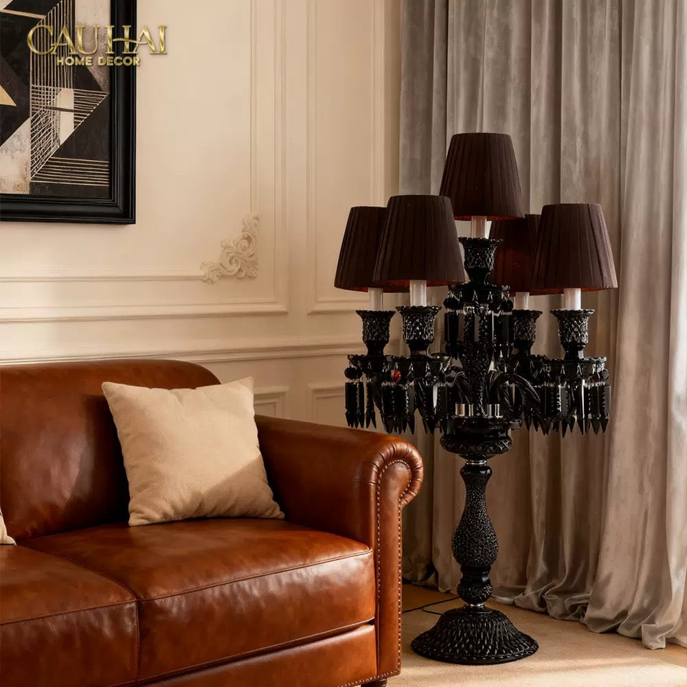 Maison Cristalleries Couture -  Đèn Pha Lê 5 Đỉnh Candelabre Couronne Zénith En  Classique Lamp H72