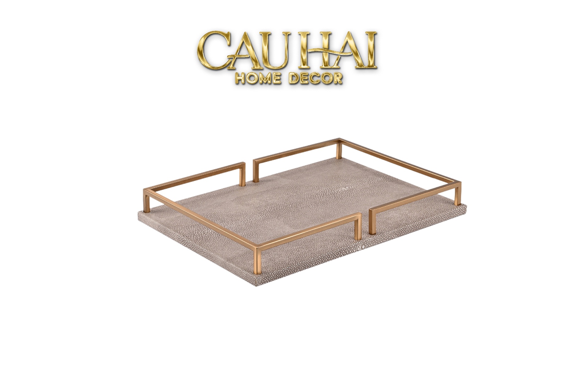 Maison Couture - Khay Da Palais D’Ivoire Leather Tray