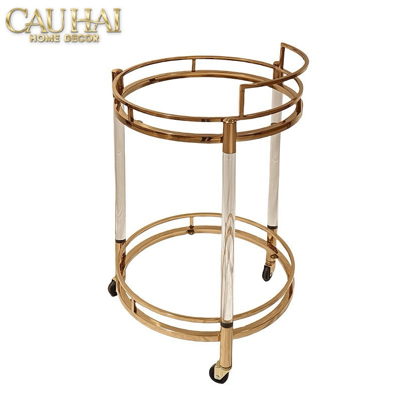 HOME COUTRE - XE QUẦY BAR ROYALE ORB LUSSO BAR TROLLEY - CẬU HAI HOME DECOR