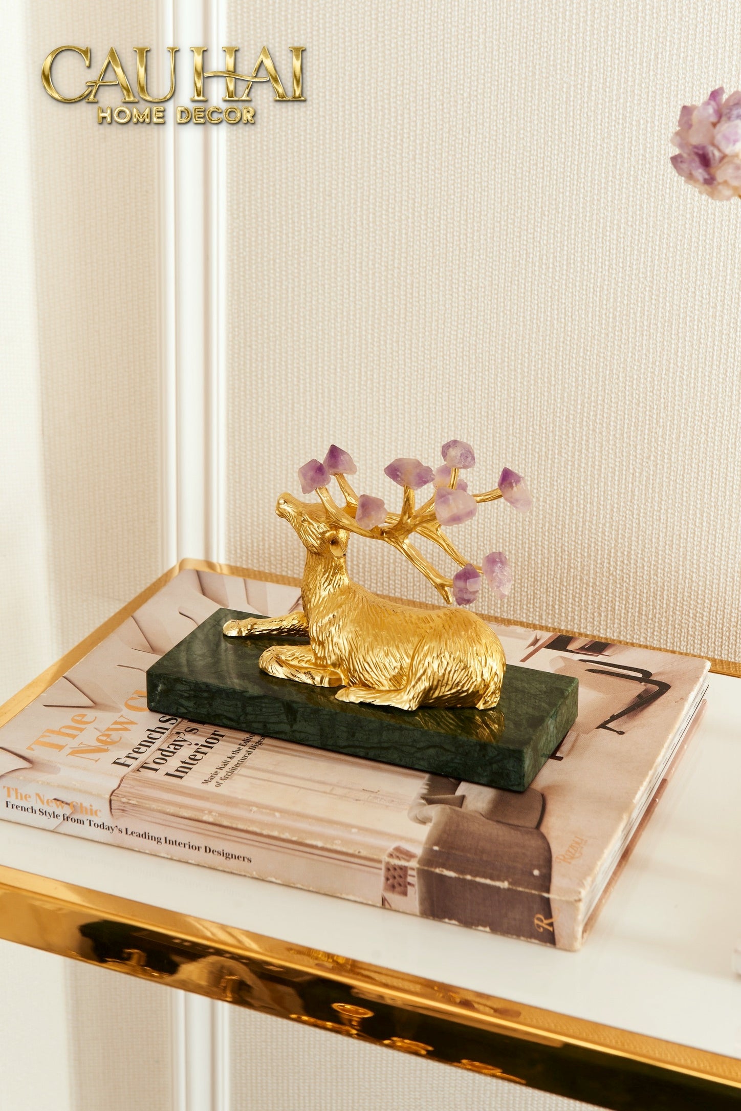 Maison Couture - Brass Elk Jewelry Mythical Elk