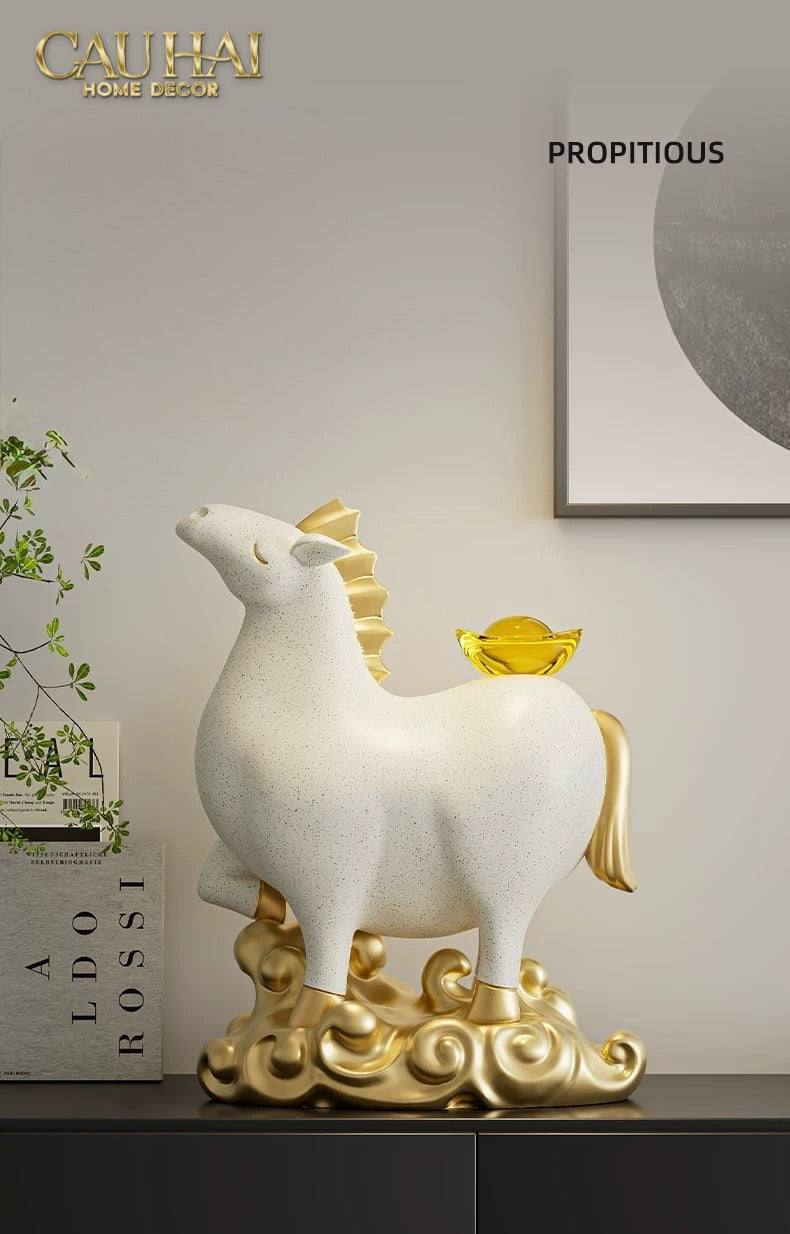 Tết Couture - Gift Set Coffret Tượng Ngựa Thần Tài -CẬU HAI HOME DECOR
