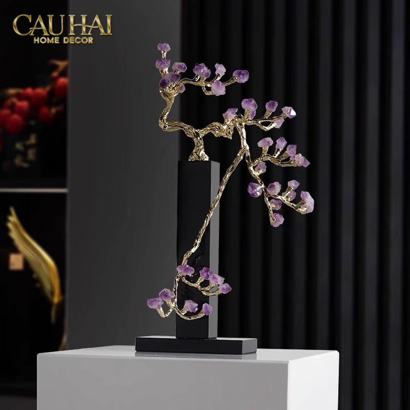 Home Couture - Tượng Đồng Nhánh Cây H44-CẬU HAI HOME DECOR