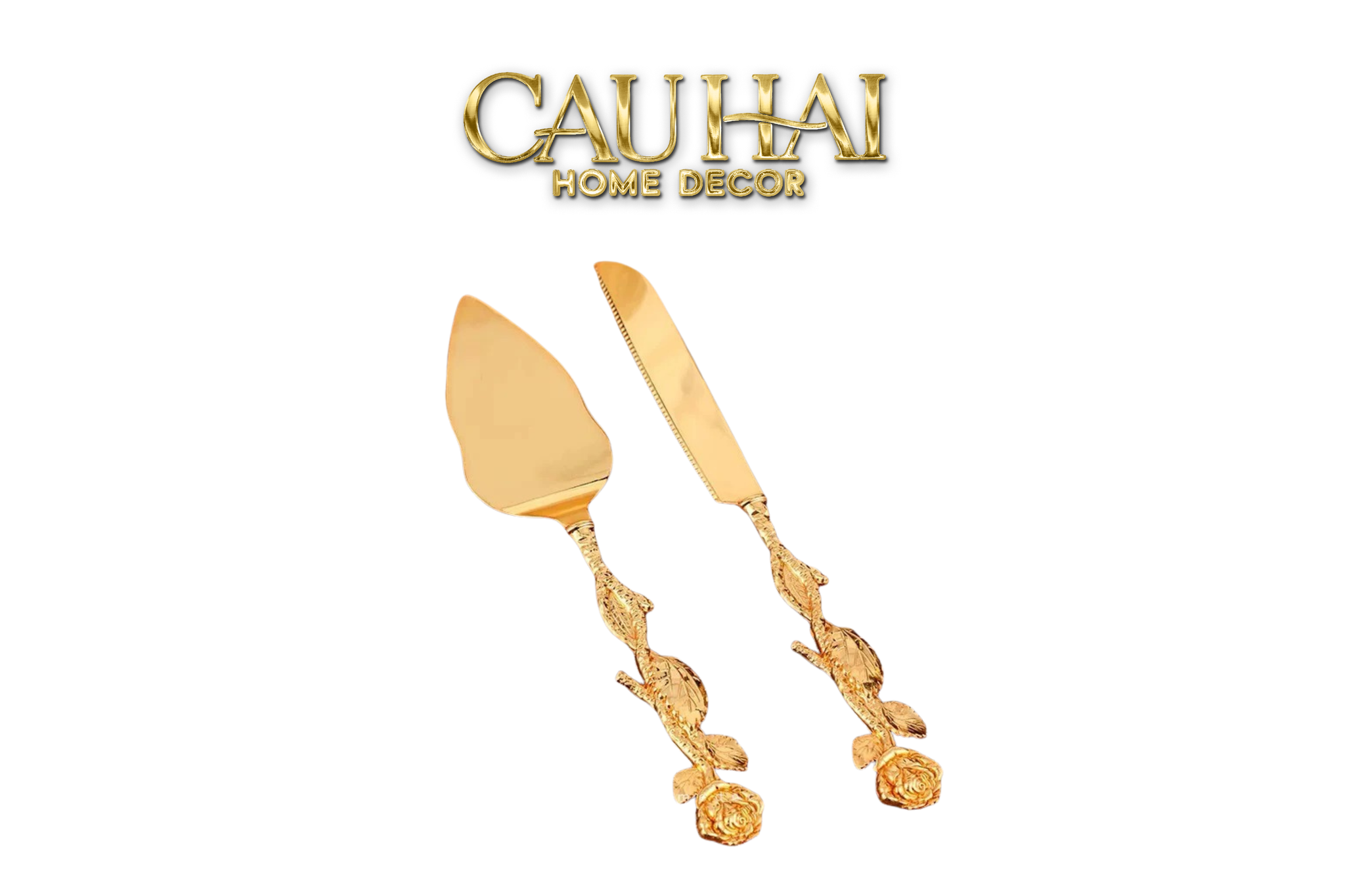 Set Dao Cắt Bánh Ensemble Couteaux Pâtisserie Élégance-CẬU HAI HOME DECOR