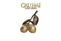 Gilded Lemon Cluster Statue — Vermeil Citron Trois