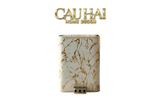 Thùng Rác Bọc Da Đạp Chân Thép Marble Silencieux Ivory 25L