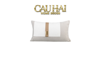 Gối Dệt Vân Équestre Boucle D’Or Greige 30*50
