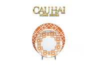 Set Đĩa Dinner Gốm Sứ Lattice Atelier Cognac 2pcs