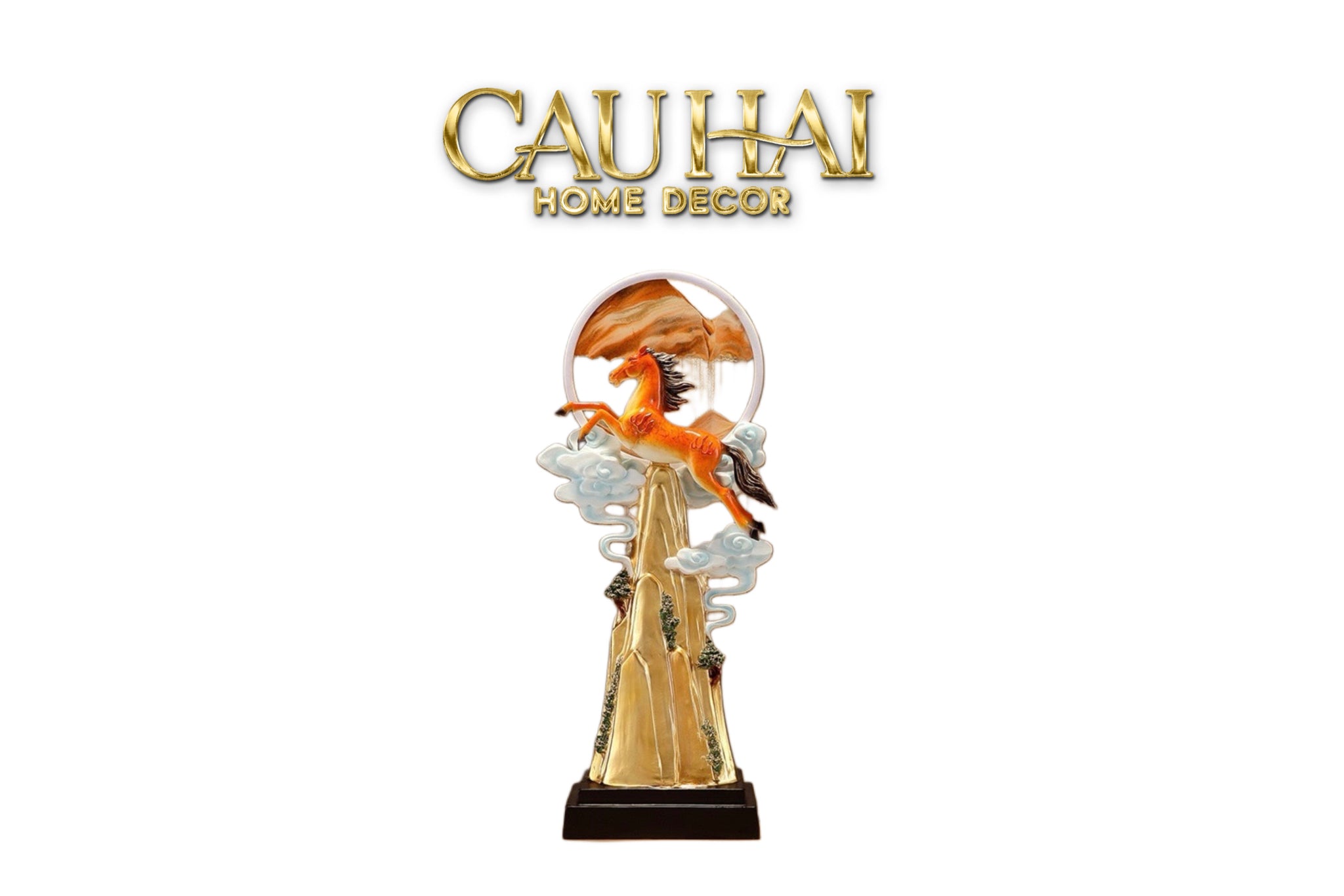 Maison Couture -  Tượng Ngựa  Xích Thiên Mã - Vermillion Celestial Stalion H71