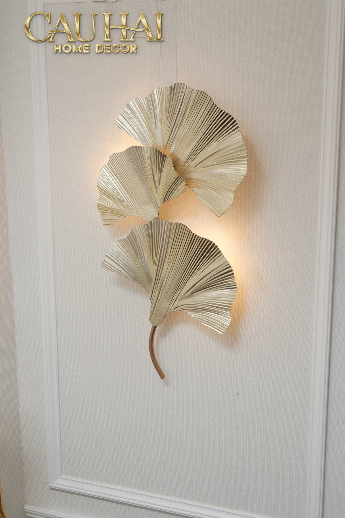 Maison Coutour - Đèn Tường Ginkgo Leaf D'or 14K Wall Sconce-ĐÈN TRANG TRÍ-CẬU HAI HOME DECOR