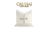 Vỏ Gối Bouclé Lock Atelier Ivory 45x45