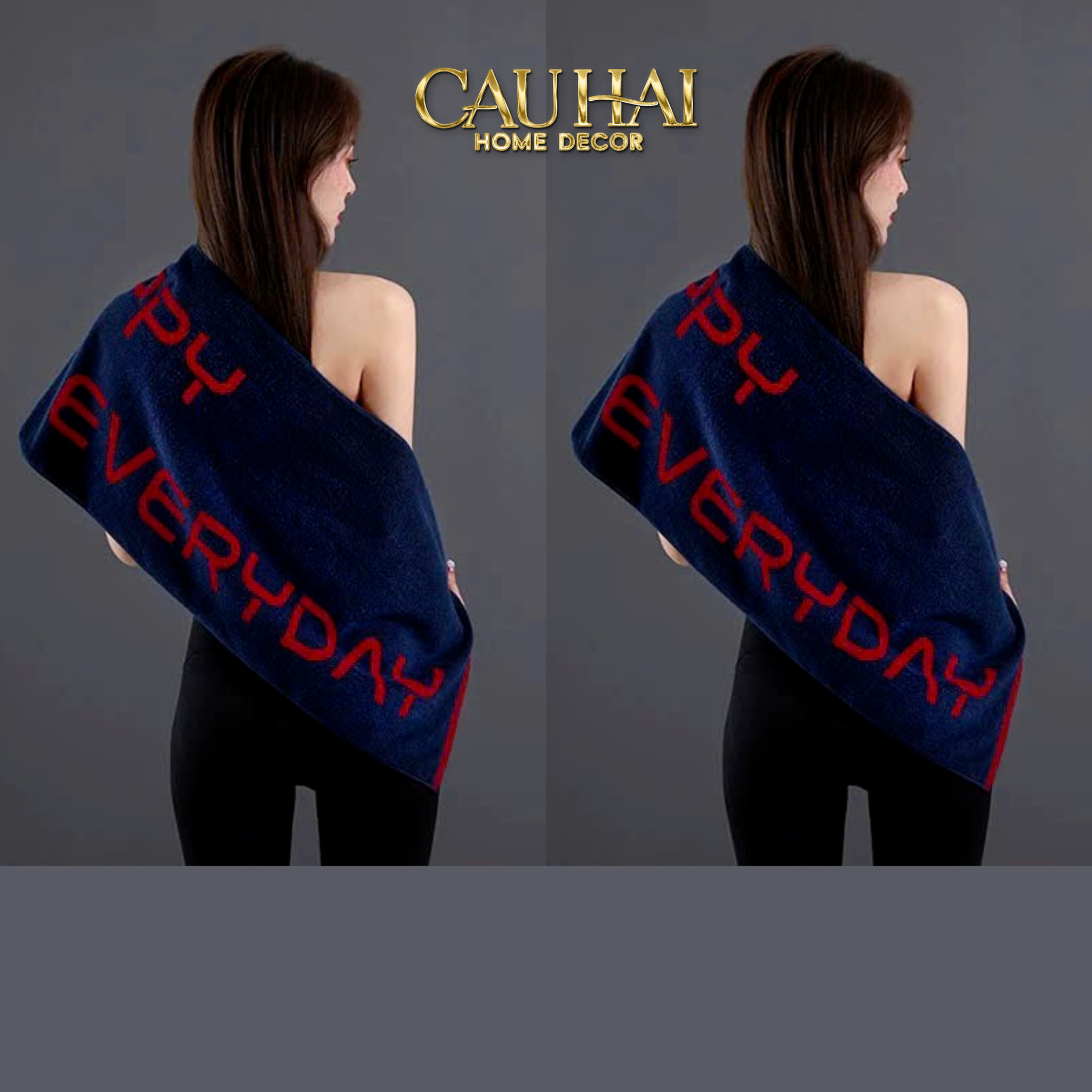 KHĂN THỂ THAO 35X100 - HAPPY EVERYDAY SPORTY TOWEL