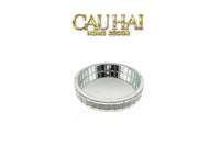 Haute Folie - Khay Gương Tròn Đế Xoay Mirror Argenté D30