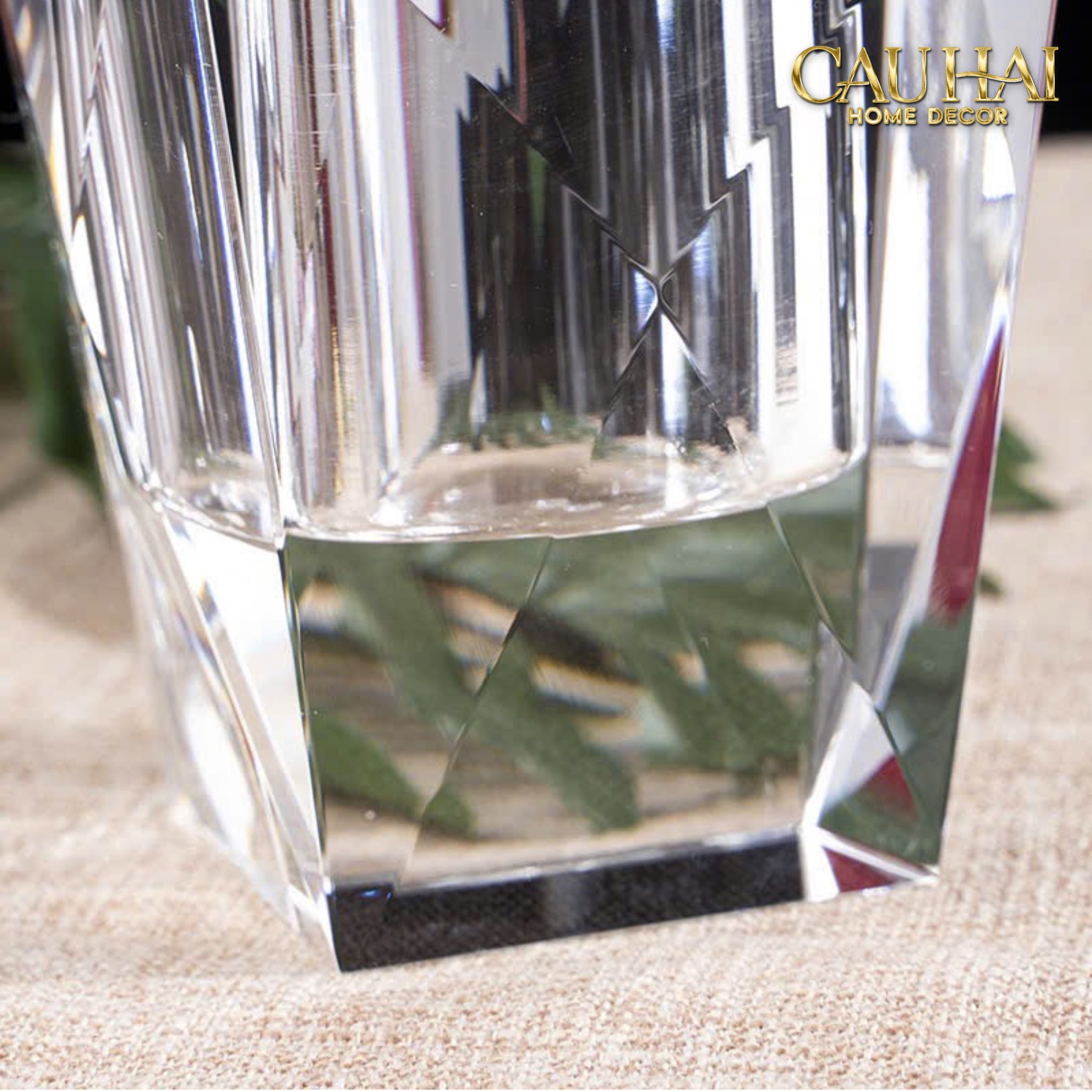 Maison Couture - Lọ Hoa Pha Lê Cristal Facetté