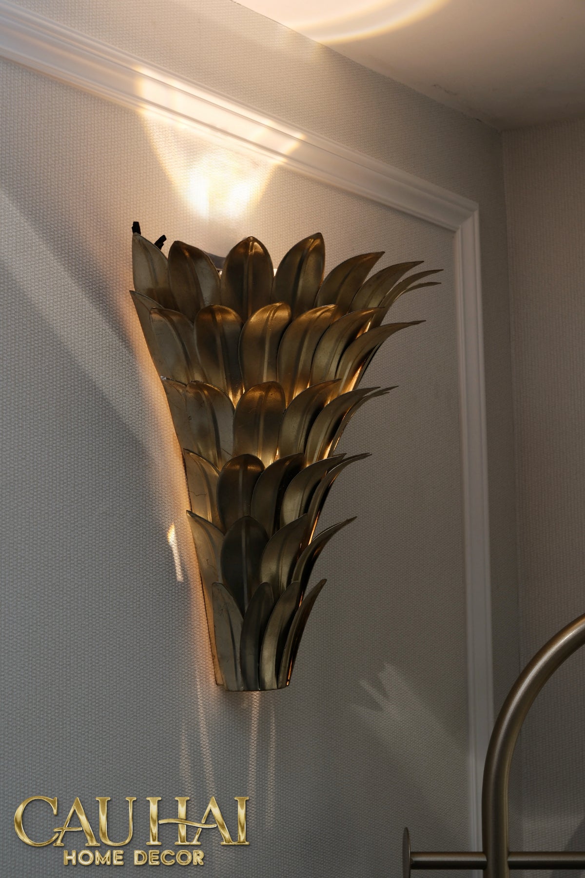 Maison Coutour - Đèn Tường Mạ Vàng 14K Palm Leaf Lumière D'Or-ĐÈN TRANG TRÍ-CẬU HAI HOME DECOR