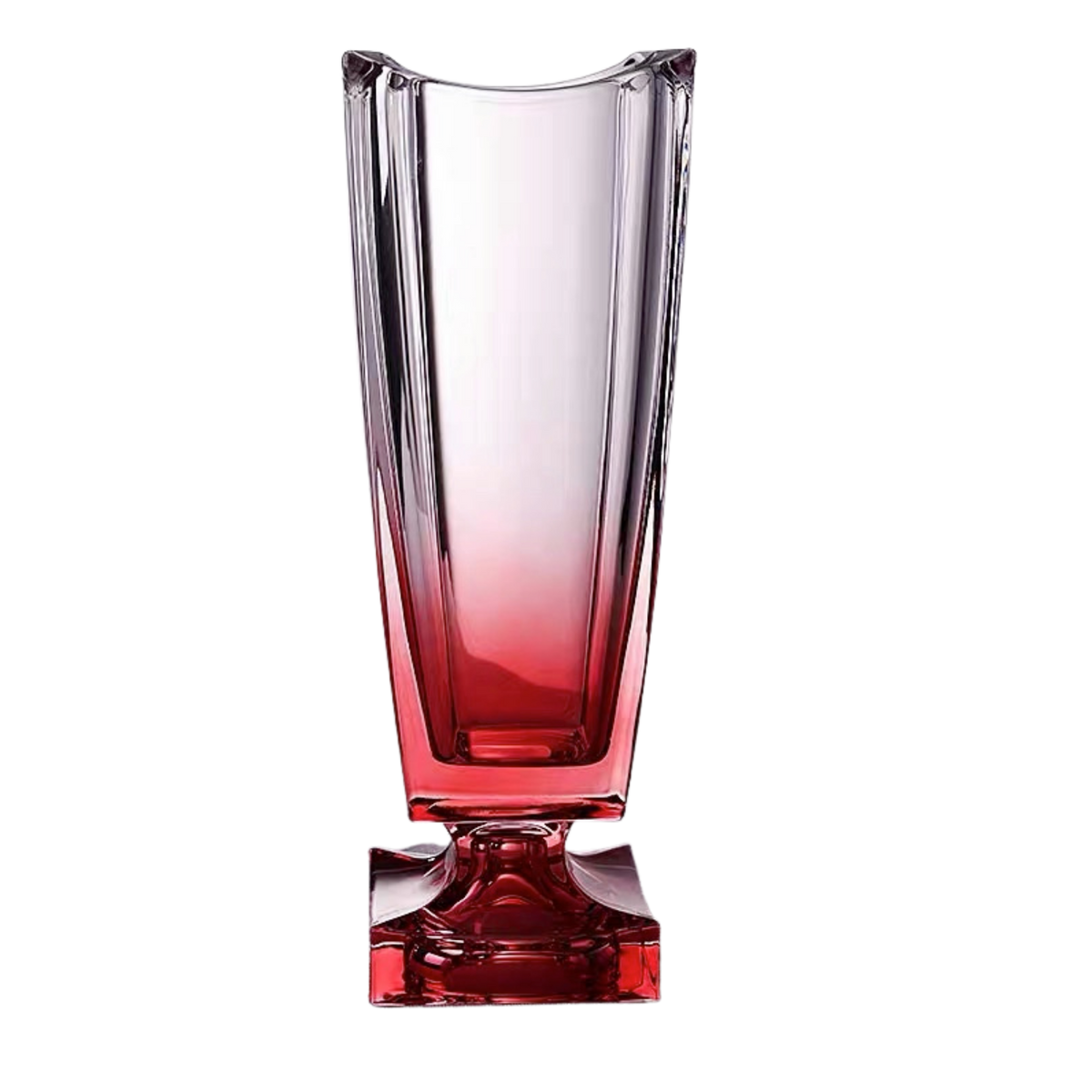 Maison Couture - Bình Hoa Pha Lê Goblet V Class Rouge Cristalleries Vase H36