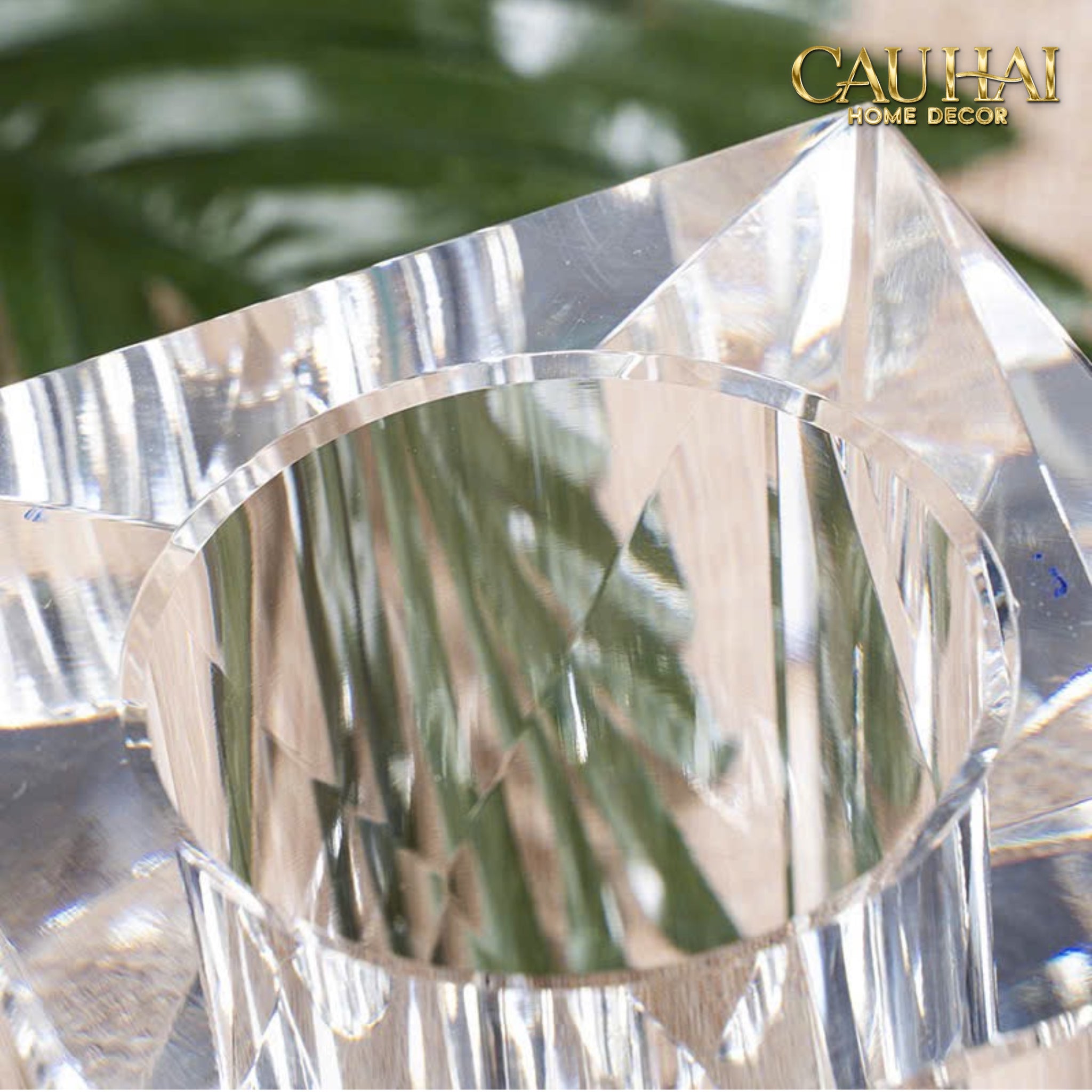 Maison Couture - Lọ Hoa Pha Lê Cristal Facetté