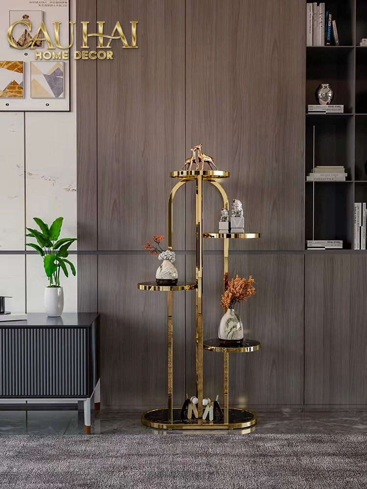 Maison Couture - Kệ Trưng Bày Đa Tầng Art Deco Étagère D'Or