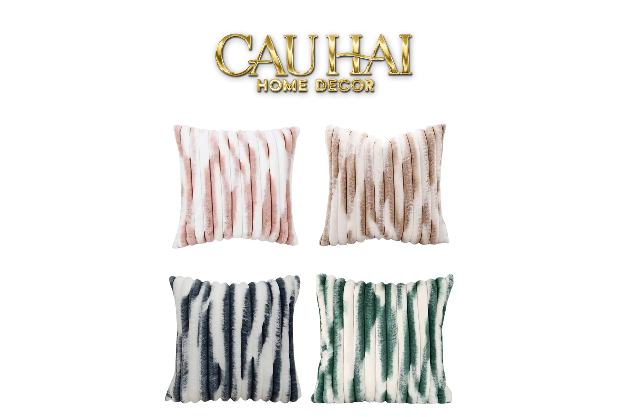 ATÉLIER LUX FUR LAPIN BLUSH PILLOWCASE 45