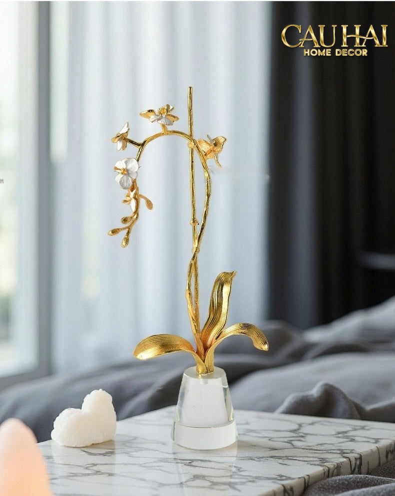 Maison Couture - Tượng Kim Điệp Phúc Lâm Haute Orchid Golden Branches H41 / H31