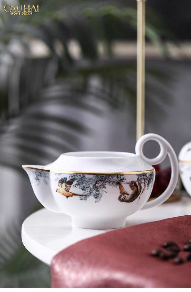 Gift Set Bình Trà Dynasty Jungle 15Pcs-CẬU HAI HOME DECOR