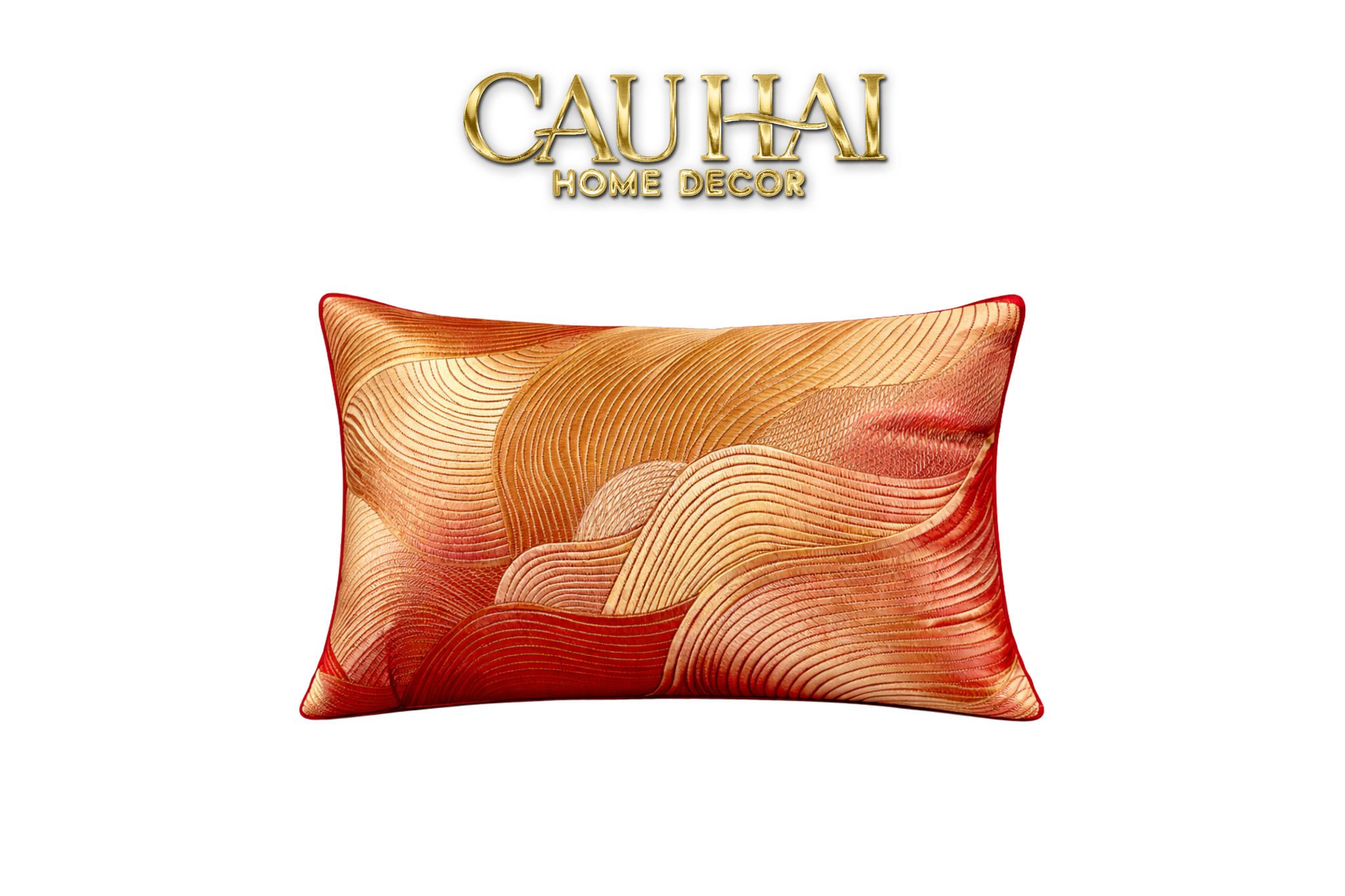 Tết Couture - Gối Lụa Thêu Đại Cát Lợi 30x50