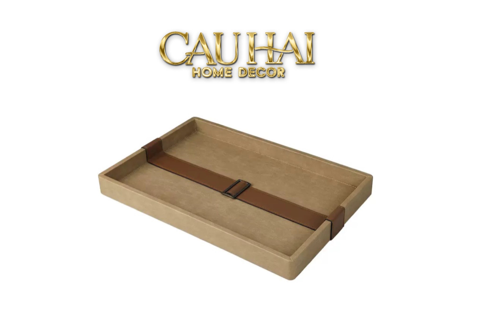Khay Da Lộn Chữ Nhật Atelier Saddle 30*40