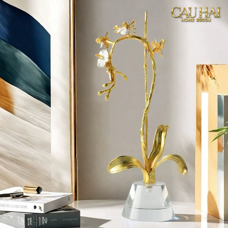 Maison Couture –  Lọ Đựng Cọ Haute Orchid Golden Branches Brush Holder
