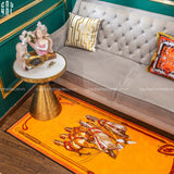 THẢM BED NHUNG BỈ 80X200 IMPERIAL EQUESTRIAN ROMAN CHARIOT BEDDING RUG - CẬU HAI HOME DECOR