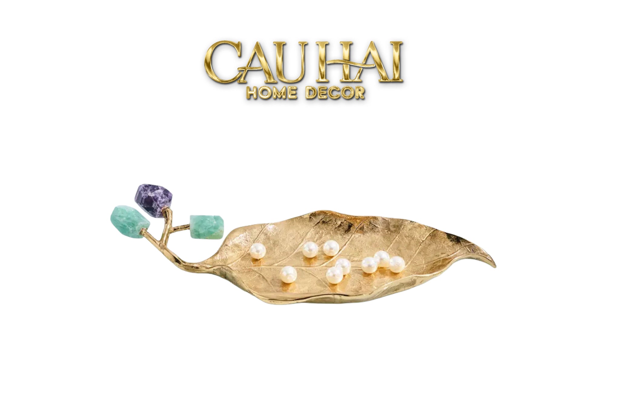 HOME COUTURE - ĐĨA ĐỒNG LUSSO GEMSTONE BRASSON DISK D27