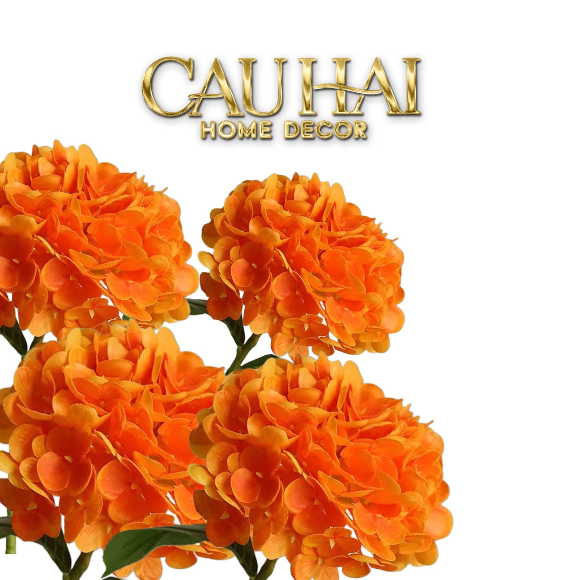 Tết Couture - Set 2 Cành Hoa Cẩm Tú Hydrangea Festive – Silk Floral Branches