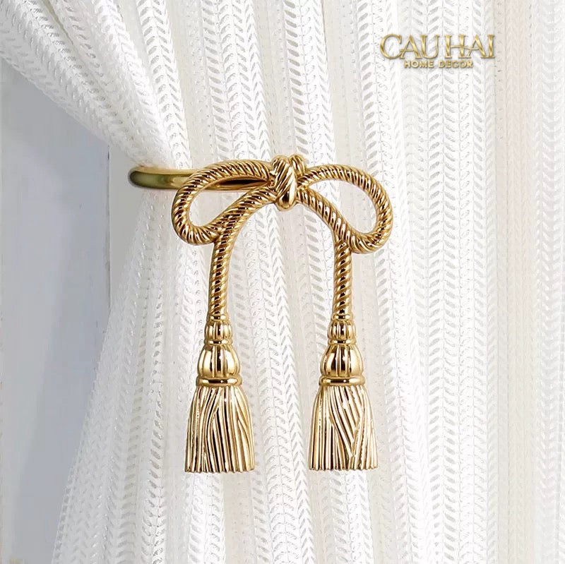 Maison Couture -  Set Cột Màn Đồng  Brasson Royal Bows Curtain Tieback 2Pcs