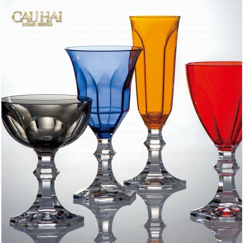 Ly Vang PP Acrylic Đỏ Alluriyyll -  PP Acrylic Ruby Rouge Wines Glasses H18.5 270ML