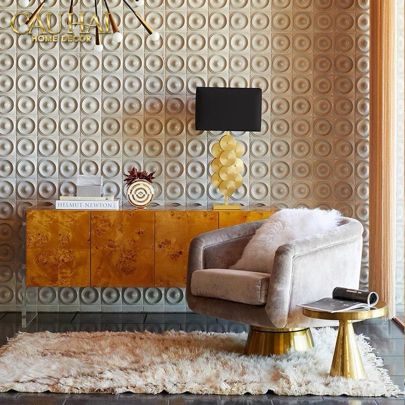 ĐÈN BÀN LÉMAN - LÉMAN GOLDEN SIDE TABLE LAMPSS24-CẬU HAI HOME DECOR