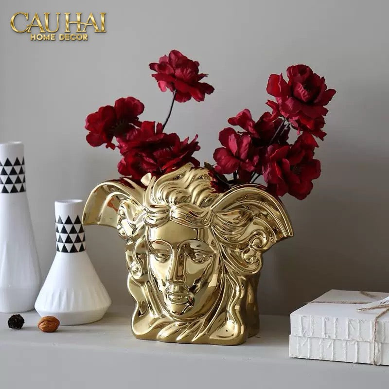 HOME COUTURE - TƯỢNG GILDED MEDUSA - A FUSION OF FASCINATION SS25-CẬU HAI HOME DECOR