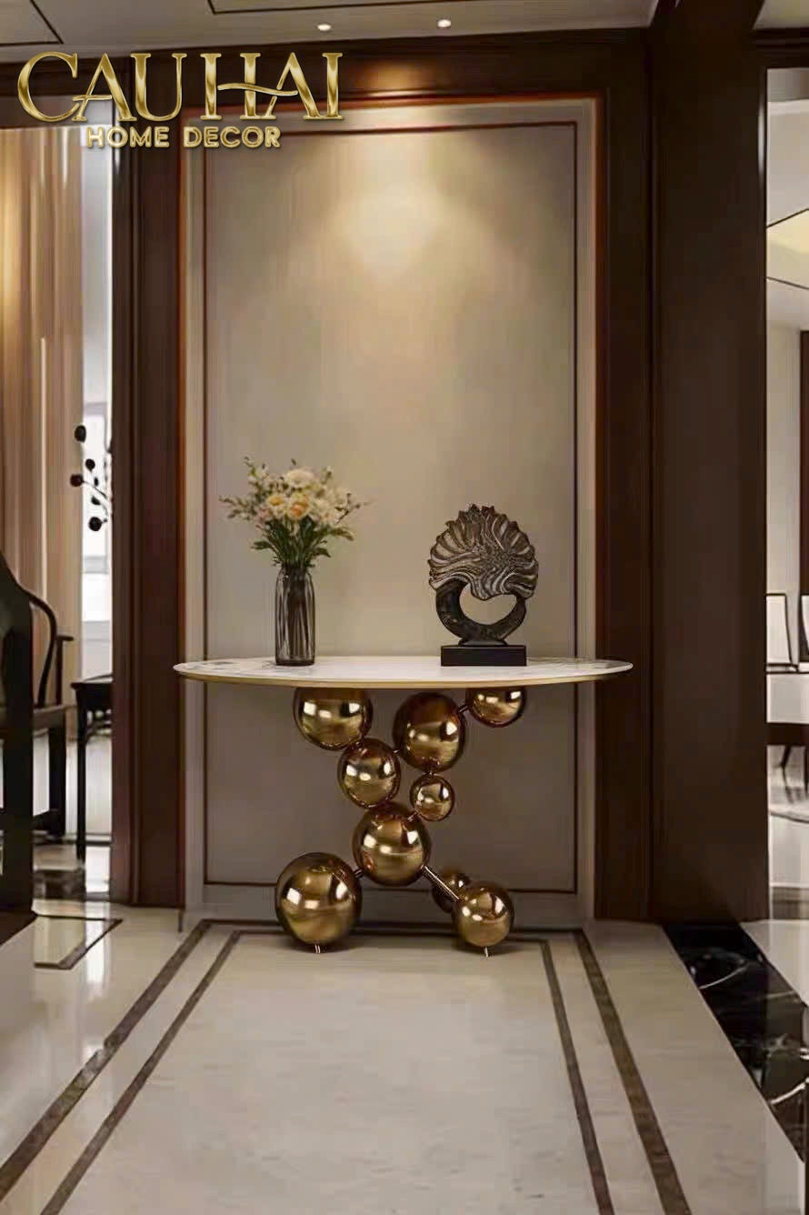 Maison Couture - Bàn Console Trang Trí Cao Cấp Sphère Royale Table-BÀN SOFA-CẬU HAI HOME DECOR