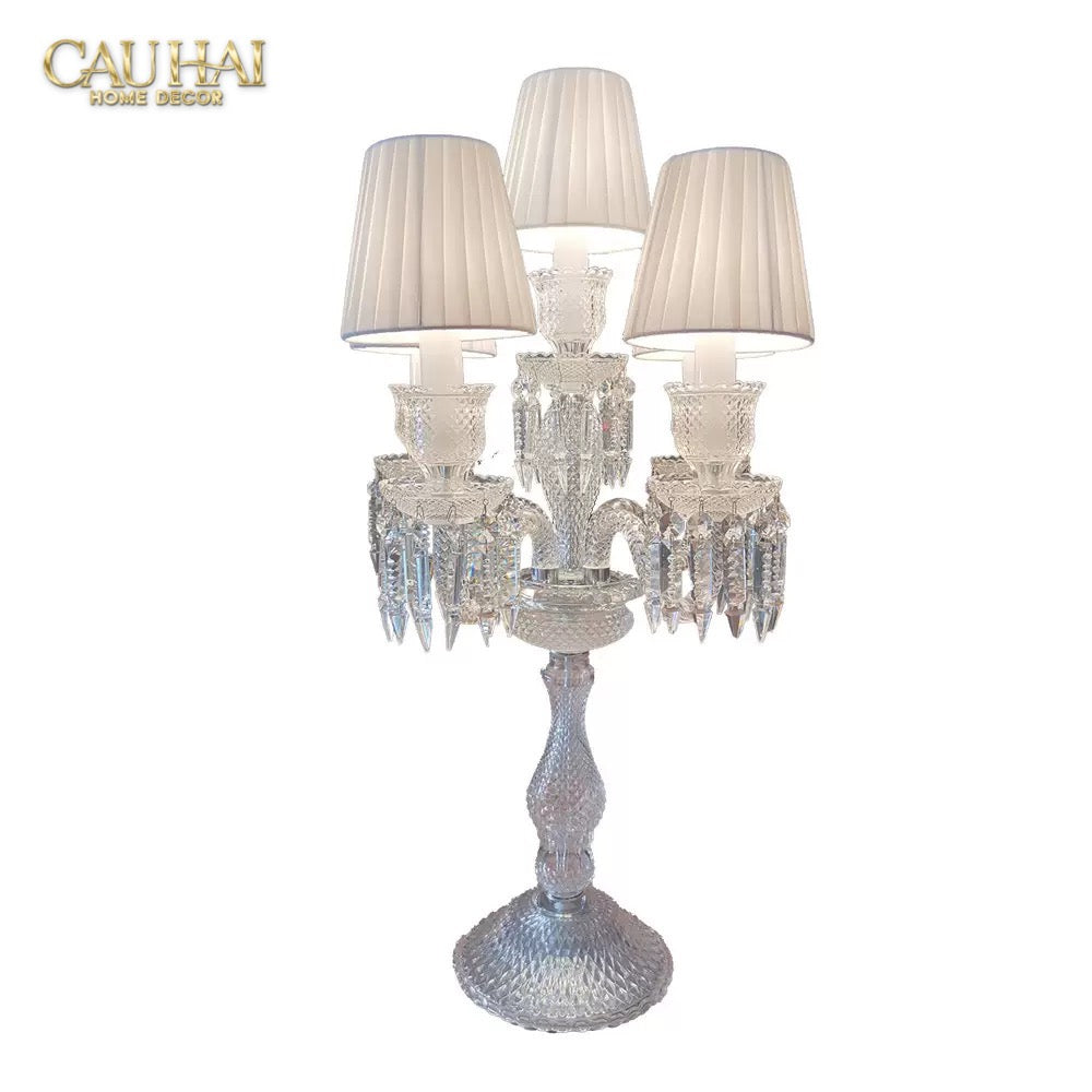 Maison Cristalleries Couture -  Đèn Pha Lê 5 Đỉnh Candelabre Couronne Zénith En  Classique Lamp H72