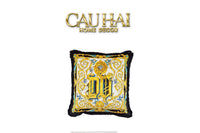 Maison Couture - Vỏ Gối V Class    I ♡ Baroque Acanthus V Monogram Cushion 45 Medusa Gala White
