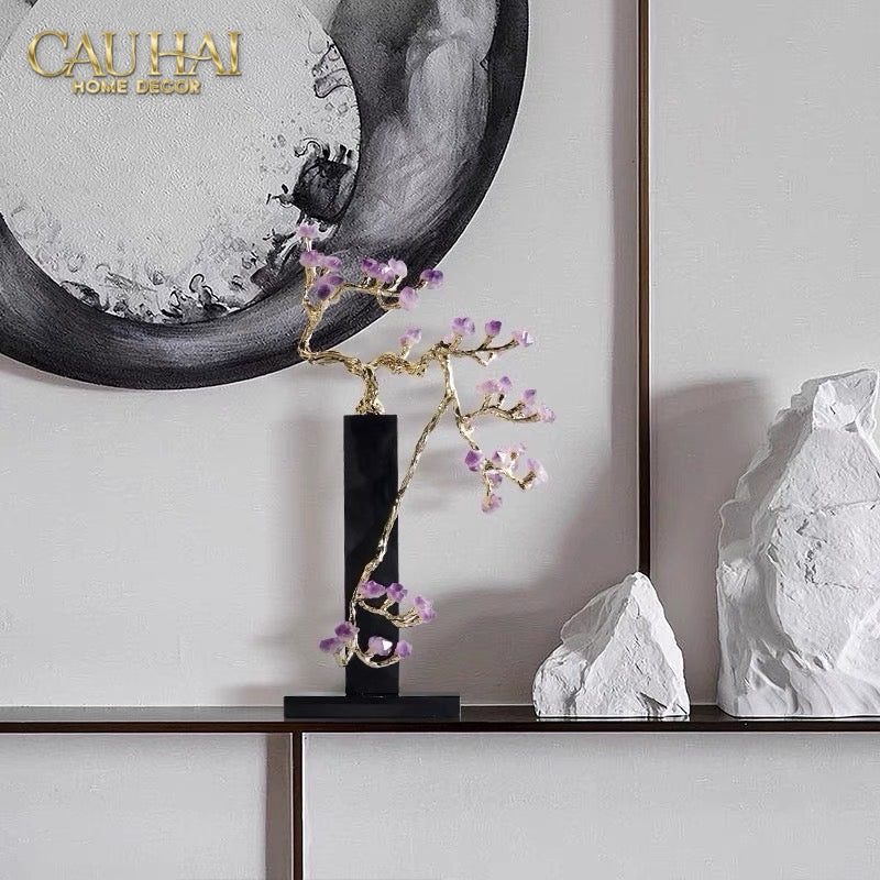 Home Couture - Tượng Đồng Nhánh Cây H44-CẬU HAI HOME DECOR