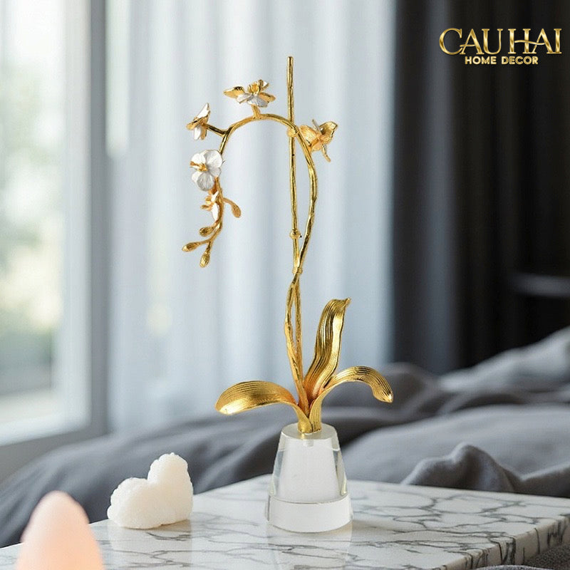 Maison Couture - Tượng Kim Điệp Phúc Lâm Haute Orchid Golden Branches H41 / H31