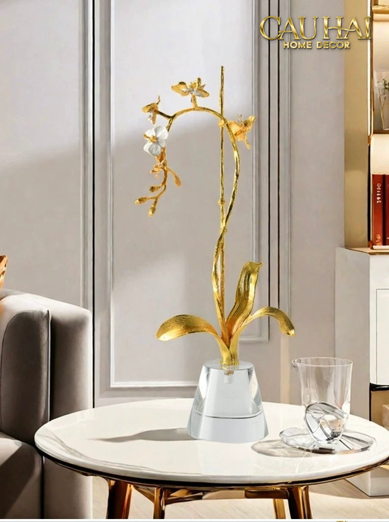 Maison Couture –  Lọ Đựng Cọ Haute Orchid Golden Branches Brush Holder