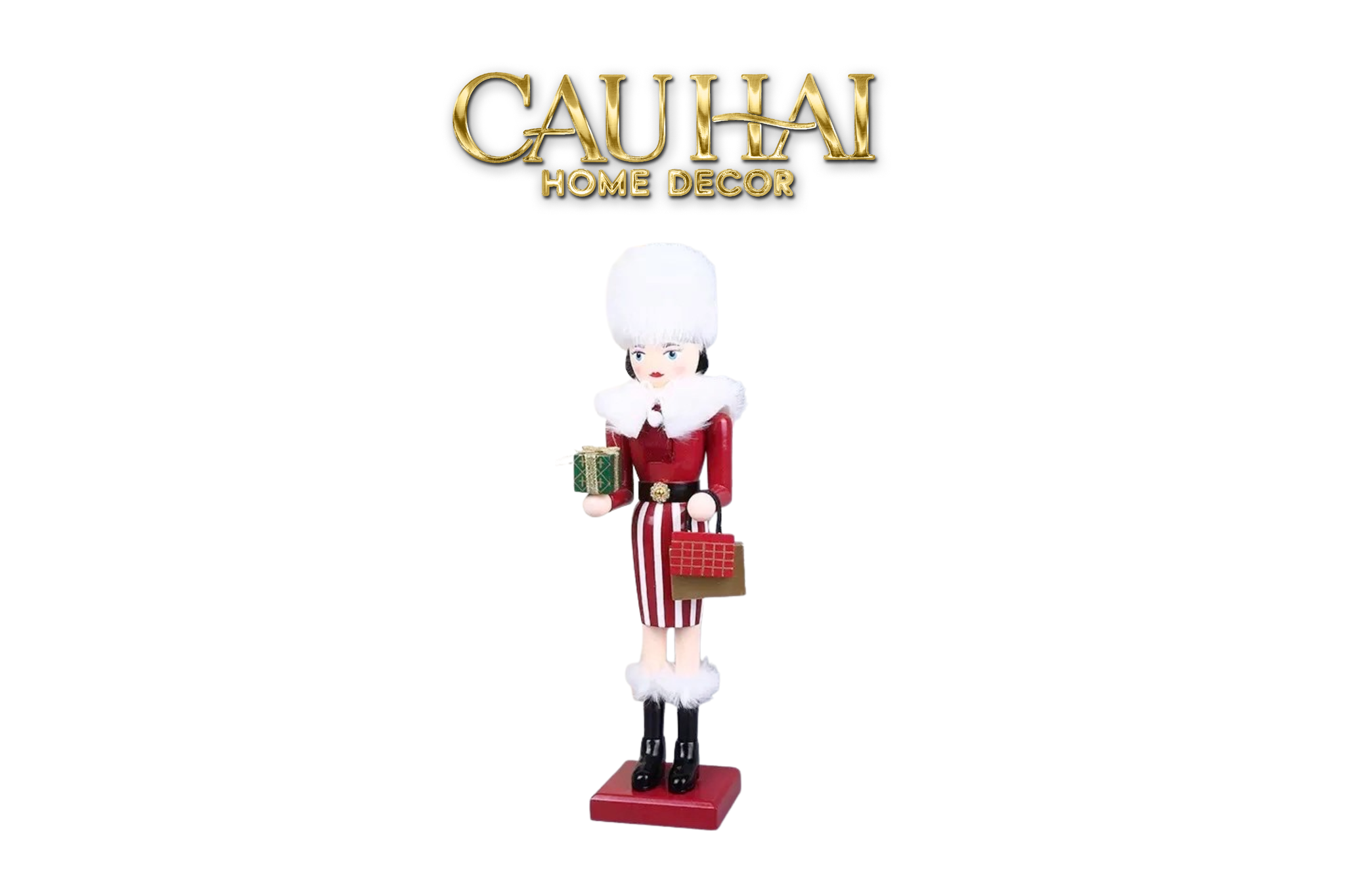 TƯỢNG NUTCRACKER LA DAME D’HIVER ATÉLIER