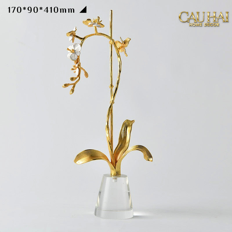 Maison Couture - Tượng Kim Điệp Phúc Lâm Haute Orchid Golden Branches H41 / H31