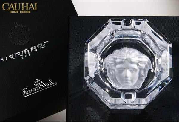 Maison Couture - Gạt Tàn Pha Lê Medusa Extravagant Cristalleries Ashtray
