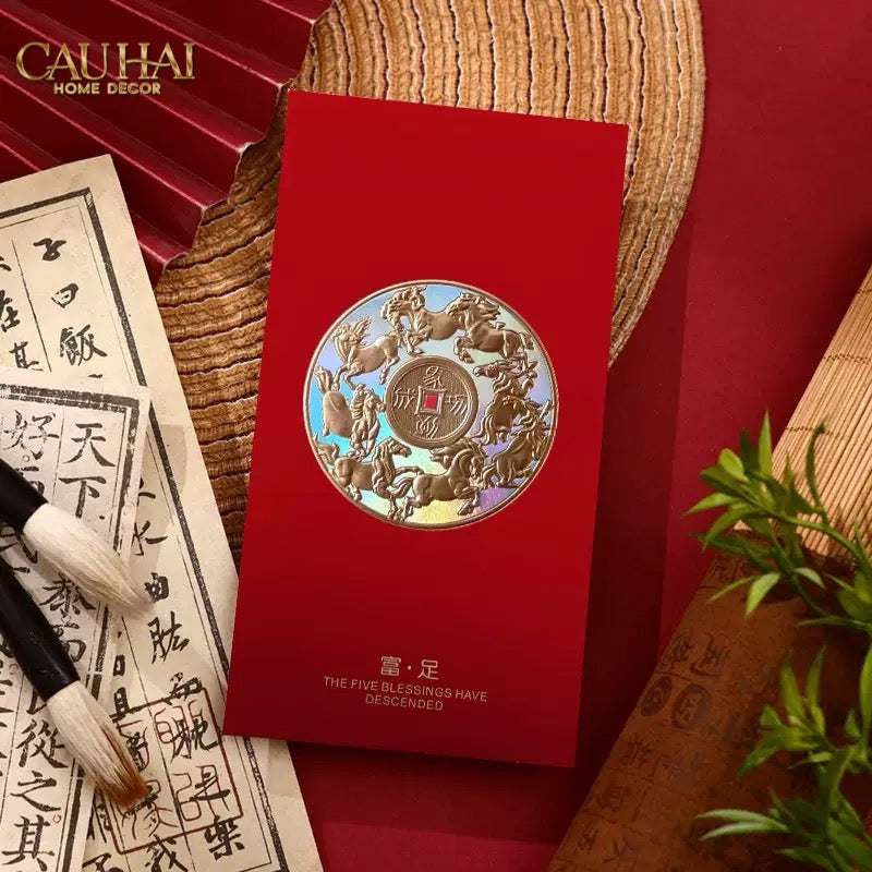 Tết Couture - Set 8 Bao Lì Xì Bát Bảo Cát Tường