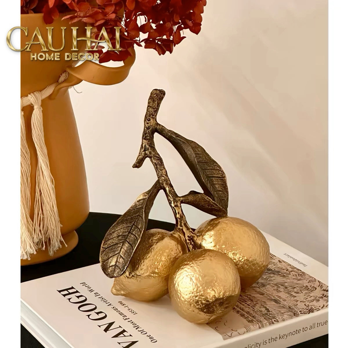 Tượng Chùm Chanh Mạ Vàng — Vermeil Citron Trois