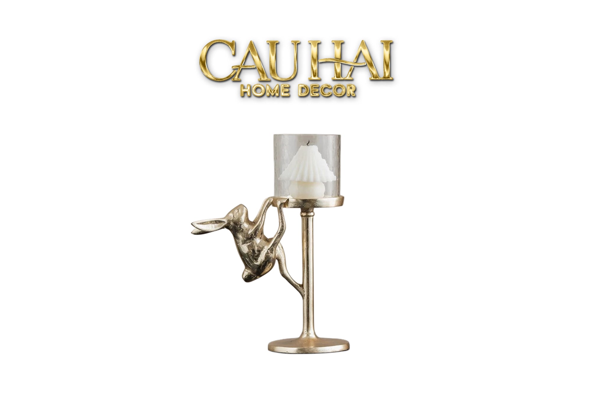 Fêtes Couture - Đế Nến Thỏ Climbing Glory Lapin Brasson Candle Holder-CẬU HAI HOME DECOR